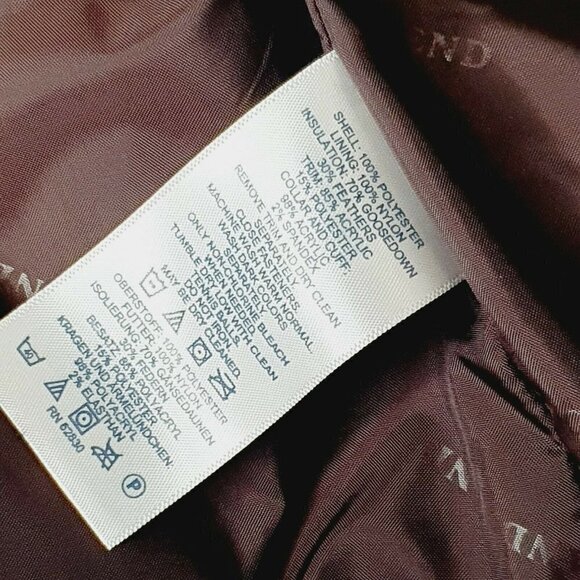 Lands' End Women’s Full Zip Down Puffer Jacket Winter Barn Chore Coat 2X 20W-22W - Picture 10 of 12